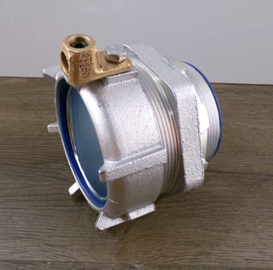 NUEVO THOMAS & BETTS 5340GR 4" ENLACE EXTERNO LIQUIDTIGHT FLEX CONECTOR S5 - Imagen 1 de 5