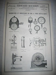 Pub 1878 Edouard Bourdon / Lethuillier & Pinel à Rouen - Foto 1 di 1