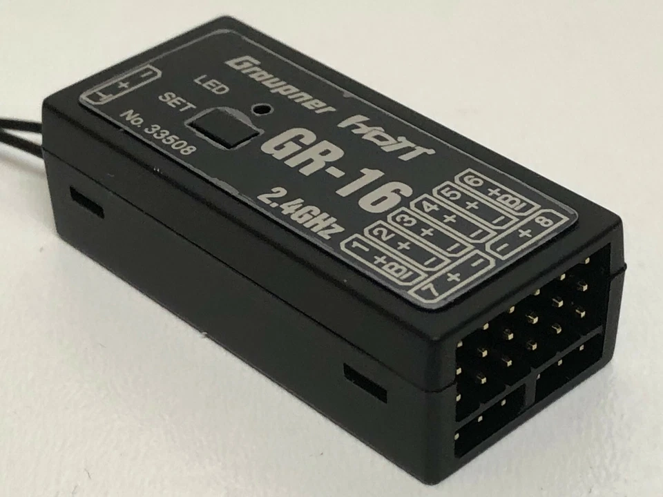 GR16 8 Kanal Graupner Empfänger 33508 OVP Neu  - Bild 1 von 4