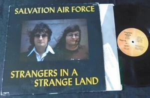 SALVATION AIR FORCE, Strangers In A Strange Land USA 1st press LP Larry Norman - Picture 1 of 2