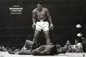 Ali vs Liston Landscape 24x36 Premium Poster - Picture 1 of 1
