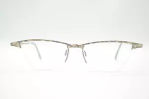 Occhiali vintage vintage Germany 01 ottone argento semimarca montatura occhiali NOS - Foto 1 di 6