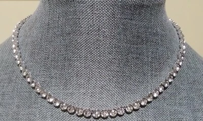 Collar gargantilla tenis Swarovski cierre plegable Foto 1 de 4