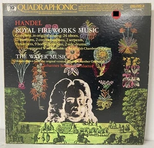HANDEL Royal Fireworks Music Water Music VSQ 30020 Johannes Somary vinyl record - Picture 1 of 4