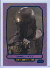 2013 Topps STAR WARS Galactic Files 2 JANGO FETT Blue Foil Parallel #123/350