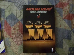 Anuario Miami Heat Media Guide 2013-14 Lebron James Dwyane Wade 2011-12 2012-13 - Imagen 1 de 12