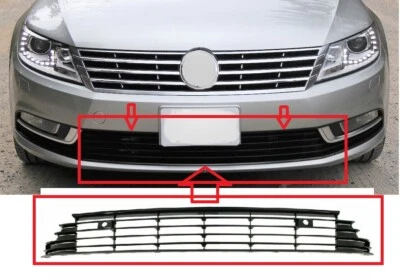 new front bumper lower grille grill with park aid fits 2013-17 CC  - Image 1 of 4