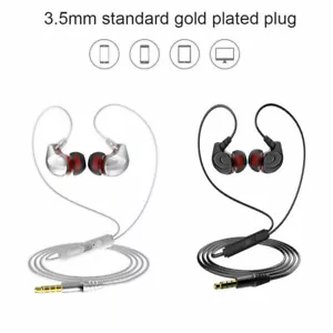 Universal 3,5 mm In-Ohr Ohrhörer Bass Stereo Kopfhörer Headset Ohrhörer Sport USA - Bild 1 von 11
