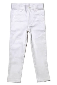Pants Boys Toddler Adjustable Waist Chino Slim Fit stretch Casual Black Khaki - Picture 1 of 46