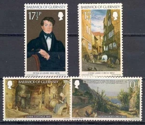 Guernsey 1980 Yvert #208/12 Christmas Painting MNH-VF - Picture 1 of 1