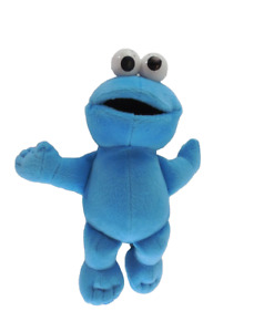 Vintage 2002 Sesame Street 12" Cookie Monster Plush Fisher Price Mattel