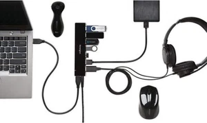 Concentrador Kensington USB 3.0 7 puertos, velocidades de transferencia de hasta 5 Gbps, Plug and Play Reino Unido - Imagen 1 de 10