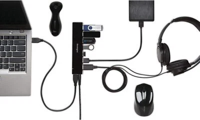 Kensington USB 3.0 7-Port Hub, Transfer Speeds up to 5 Gbps, Plug and Play UK  - Image 1 of 4