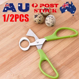 2x Stainless Steel Pigeon Quail Egg Scissor Birds Eggshell Cut Opener Creative A - Picture 1 of 7