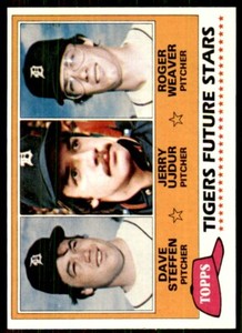 1981 Topps Tigers Future Stars - Dave Steffen/Jerry Ujdur/Roger Weaver Rookie