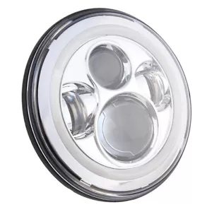 TWISTED RADIANCE 7" LED HALO HEADLIGHT HARLEY SOFTAIL FAT BOY HERITAGE FLSTC - Picture 1 of 1