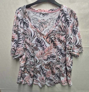 Top blusa donna Jane + Delancey taglia UK 28 manica corta - Foto 1 di 11