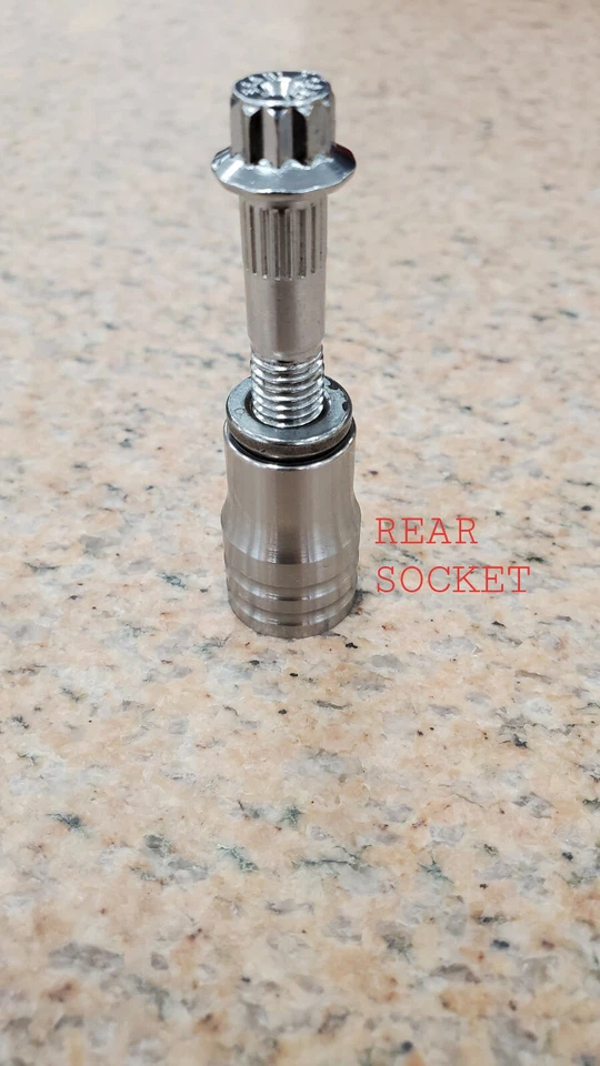 ASANTI WHEEL 3/8 SOCKET TOOL REMOVE REAR 2 -3 Pc WHEEL-13MM 11 POINT - Image 1 of 4