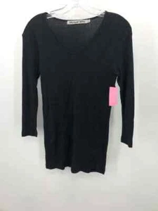 Pre-Owned Michael Stars Black Size One Size 3/4 Sleeve T-shirt - Picture 1 of 3