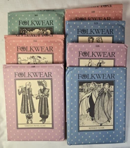 1982 FolkWear Patterns Lot Of 7 Uncut Read Description See Photos - Picture 1 of 10