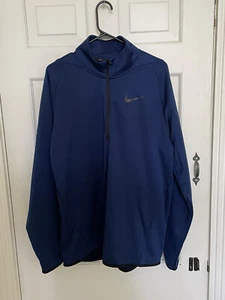 Nike Men’s Dark Blue 1/4 Zip Sweatshirt Dri-Fit Size Large - Bild 1 von 4