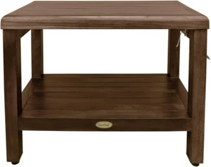 Decoteak, Eleganto, 24", Teak Duschbank, Teak Duschbank, Teak Duschsitz, - Bild 1 von 12