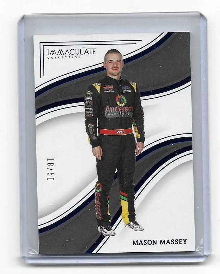 2023 Panini Chronicles NASCAR Racing Immaculate BLUE Mason Massey 18/50