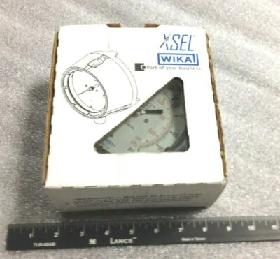 Type 233.34 WIKA 4.5" 0-100psi 1/2" NPT LM Item: 52735586 Liquid Filled  - Image 1 of 4