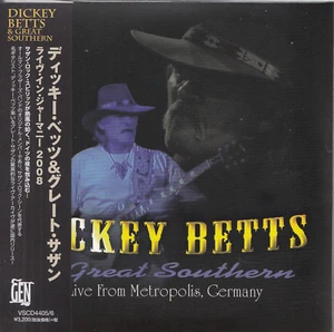 DICKEY BETTS & THE GREAT SOUTHERN Live from Metropolis, Germany | 2CDs Japan neu - Bild 1 von 2