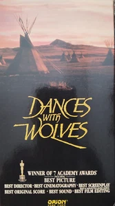 DANCES WITH WOLVES Orion Home Video VHS Kevin Costner Mary McDonnell New - Picture 1 of 1