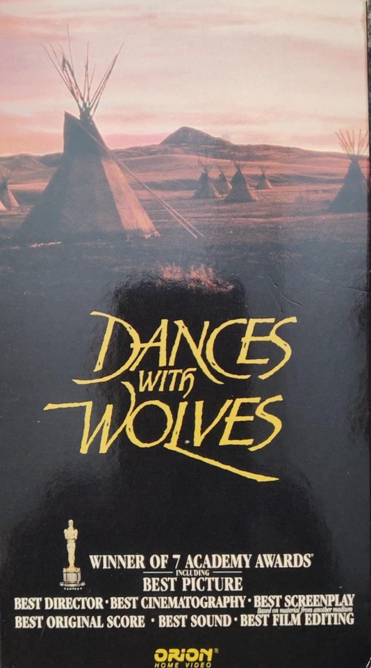 DANCES WITH WOLVES Orion Home Video VHS Kevin Costner Mary McDonnell New - Image 1 of 1