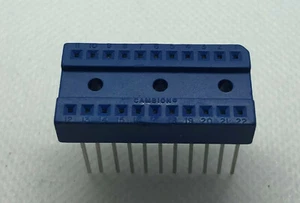 1 X 22 PIN WIRE WRAP CAMBION IC SOCKET 0.3 SPACING Uk Seller Free P+P - Picture 1 of 5