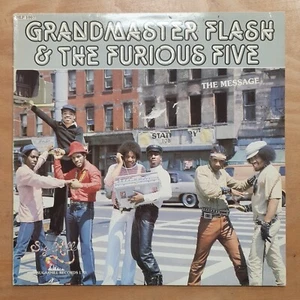 VINYL GRANDMASTER FLASH FURIOUS FIVE The Message SUGAR HILL SHLP1007 1st LP EX - Picture 1 of 5