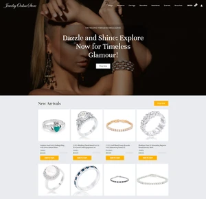 Tienda Dropshipping de joyas | Sitio web de negocios Dropship llave en mano - Imagen 1 de 3