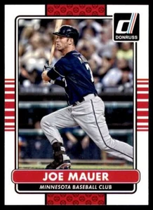 2015 Donruss Joe Mauer Baseball Card Minnesota Twins #118 - Picture 1 of 2