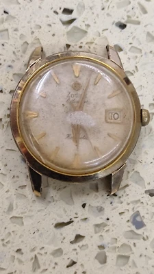 Reloj Zodiac Hermetic Cal 721 Vintage No Funciona Buen Balance Chapado en Oro Foto 1 de 4