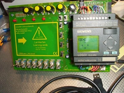 SIEMENS PLC trainning kit LOGO 6ED1-052-1MD00-0BA6 12/24RC - Image 1 of 4