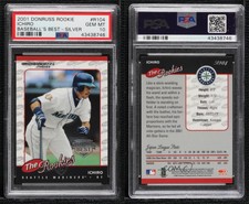 2001 Donruss The Rookies Baseball's Best Silver Ichiro Suzuki PSA 10 Rookie RC