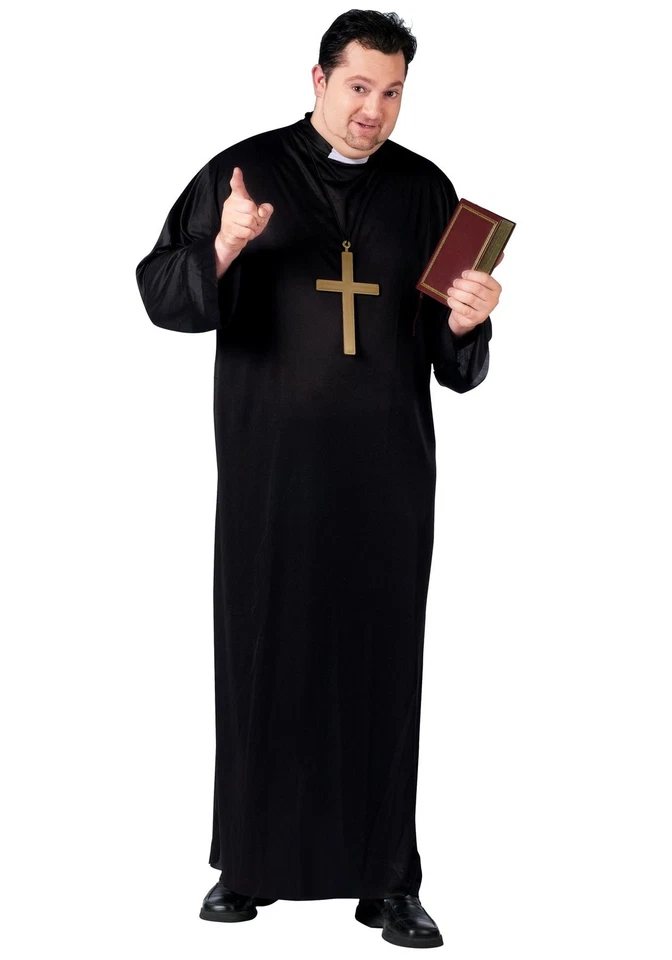 Traditional Priest Men's Costume - Plus Size - Image 1 of 1