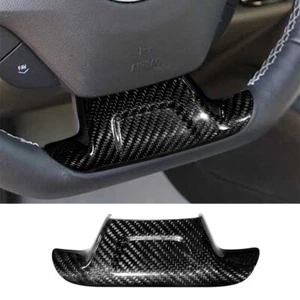 Real Carbon Fiber Steering Wheel Trim For Chevrolet Camaro 2016-2022 Accessories - Bild 1 von 12