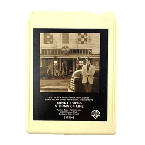 Randy Travis Storms Of Life 8-Track Tape S174046 Warner Bros. 1986 Untested - Picture 1 of 5