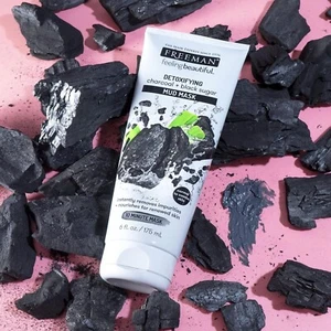 Freeman Detoxifying Charcoal & Black Sugar Face Mud Mask Removes Impurities - Picture 1 of 1