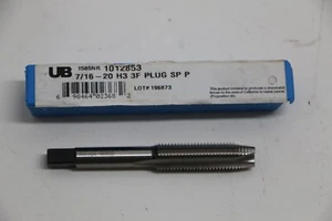 UNION BUTTERFIELD 1012853 UB 7/16-20 H3 3F PLUG SP P TAP 3 Flute - Picture 1 of 2