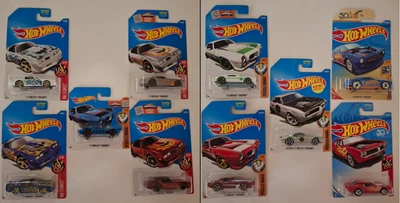 LOTE [10] CARDADO HOT WHEELS 2016-18 67-77 VARIACIONES FIREBIRD INCL WM/KM Foto 1 de 4