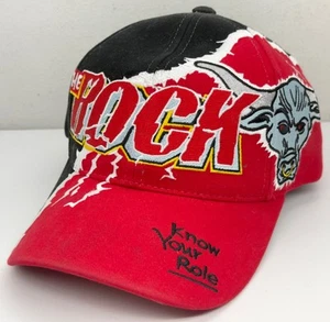 Vintage 2000 WWF The Rock “Know Your Role” Large Graphic SnapBack Hat Wrestling - Picture 1 of 18