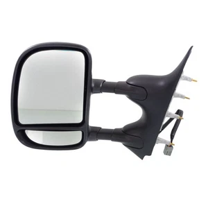 For Ford E-350/E-450 Super Duty 2009-2016 Door Mirror Driver Side Textured Black - Picture 1 of 9
