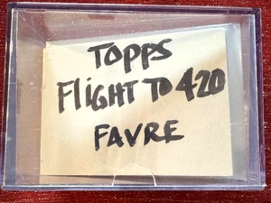 2007-08 Topps Flight a 420 Brett Favre lote de 21 casi nuevo+ - Imagen 1 de 2