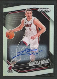 2024-25 NIKOLA JOVIC AUTO PANINI PRIZM BLACK SILVER AUTOGRAPHS - Picture 1 of 2