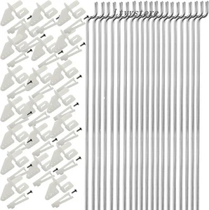 20Pz 304 Acciaio Inox 1,2 x 450mm Z Aste di Spinta Parti &20Pz Nylon Controllo...  - Foto 1 di 6
