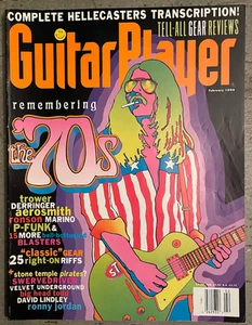GUITAR PLAYER Magazine February 1994 remembering the 70s - Picture 1 of 3